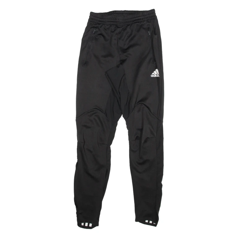 ADIDAS Mens Sweatpants Black Skinny S W26 L30