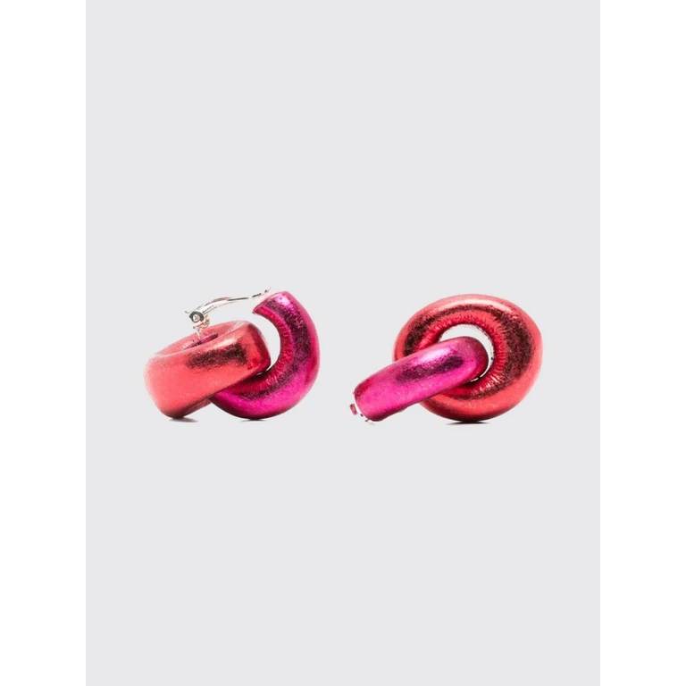 Bicolour Acacia Wood Pendant Clip-On Earrings (8299RMULTI)
