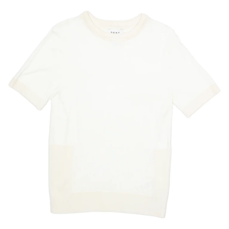 DKNY Womens Top Beige M