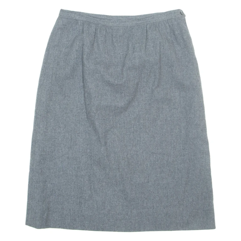 PENDLETON Womens A-Line Skirt Grey Midi Wool M