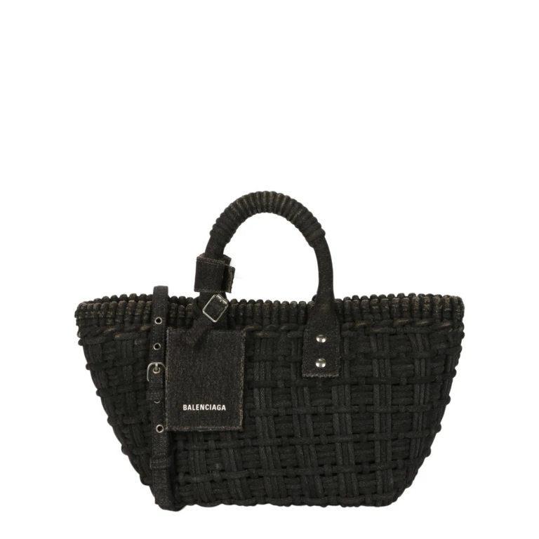 Bistro Xs Basket Top Handle Bag in Denim