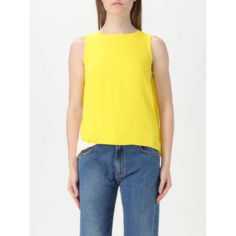 MSGM Top Woman color Yellow (3842MDM03Y25730006)