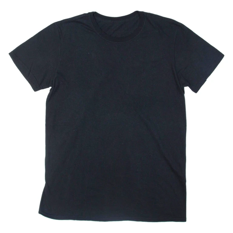 Motorcycle Mens Biker T-Shirt Black M