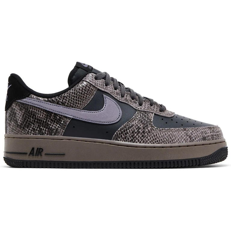 Men's Air Force 1 '07 Lv8 'Off Noir Snakeskin' Sneakers