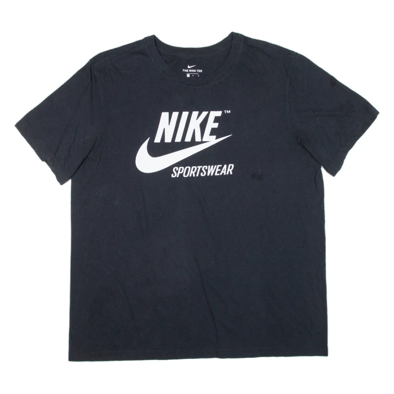 NIKE Mens T-Shirt Black L
