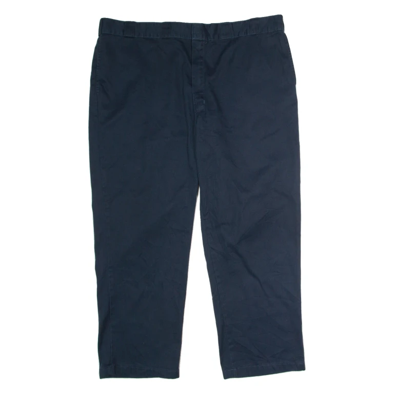 DICKIES 874 Workwear Mens Twill Trousers Blue Classic Straight W42 L30