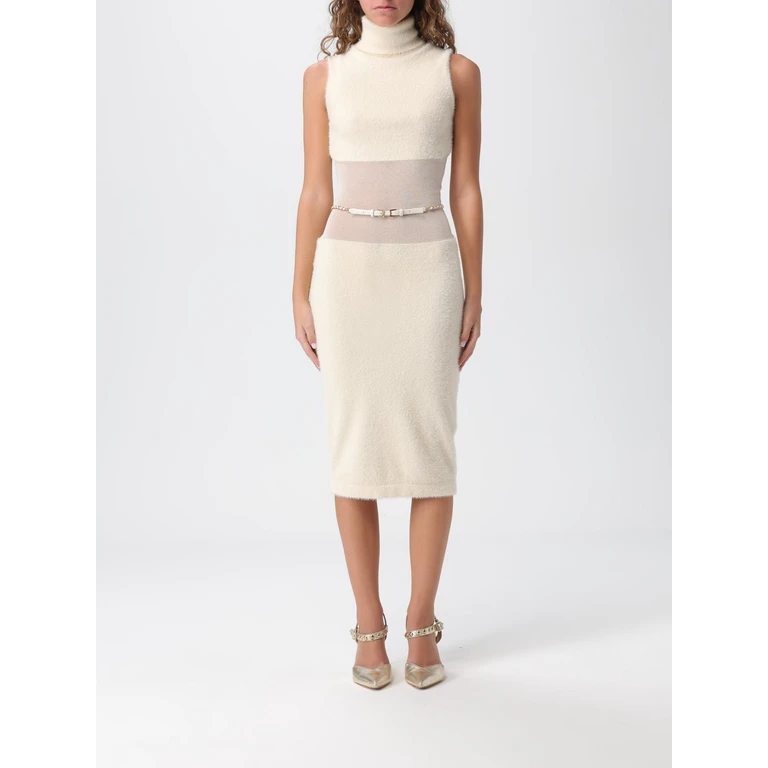 Dress Woman color White (AM37TDZ9)