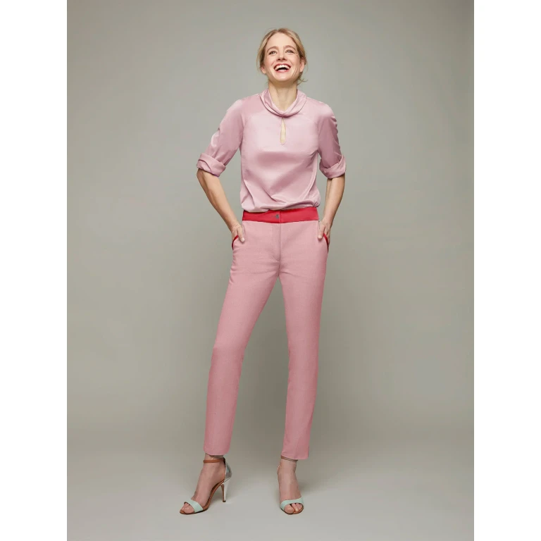 OBELISK | Tapered Cropped Trousers