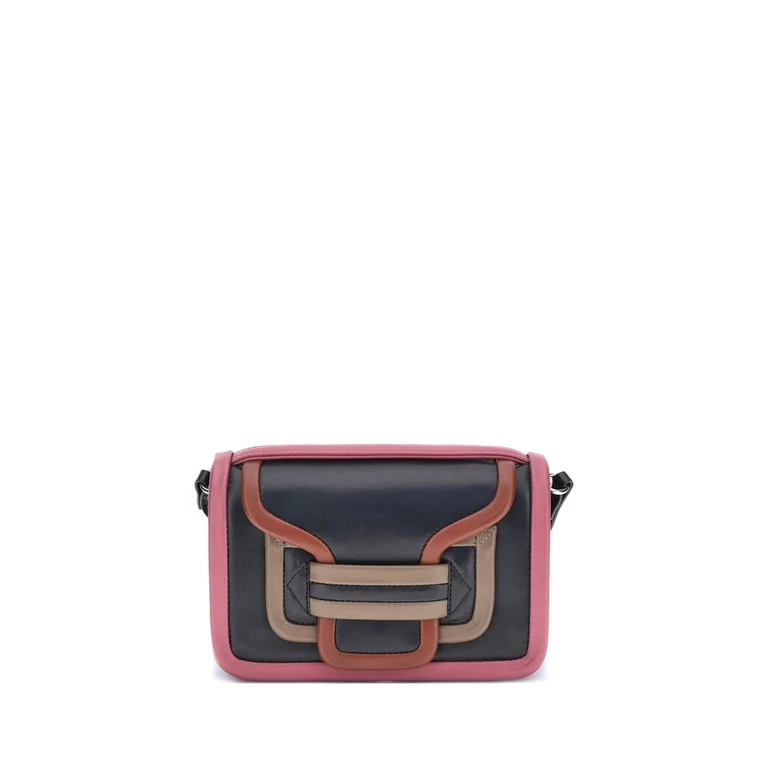 Multicolor Calf Leather Bos Taurus Shoulder Bag - Women (PIQV08BLACKMULTIBB)