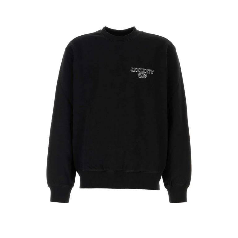 Carhartt Wip Black Cotton Alumni Sweat Felpe - Men