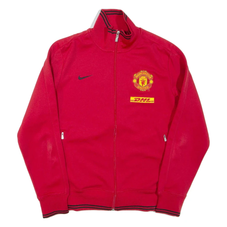 NIKE Manchester United Mens Track Jacket Red L