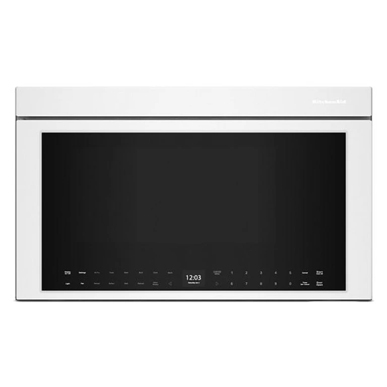 Multifunction Over-The-Range Microwave Oven w/ Flush Built-In Design in White