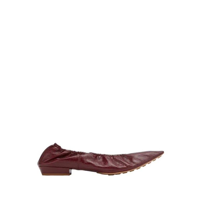 Bottega Veneta Leather Ballerina Shoes