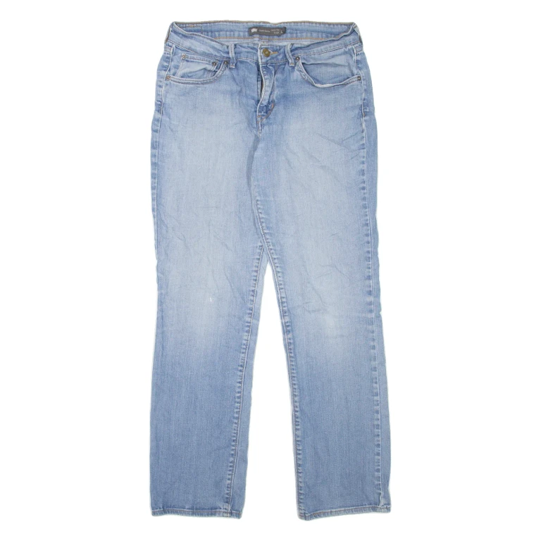 LEVI'S Classic Rise Womens Jeans Blue Regular Straight Denim Stone Wash W30 L32