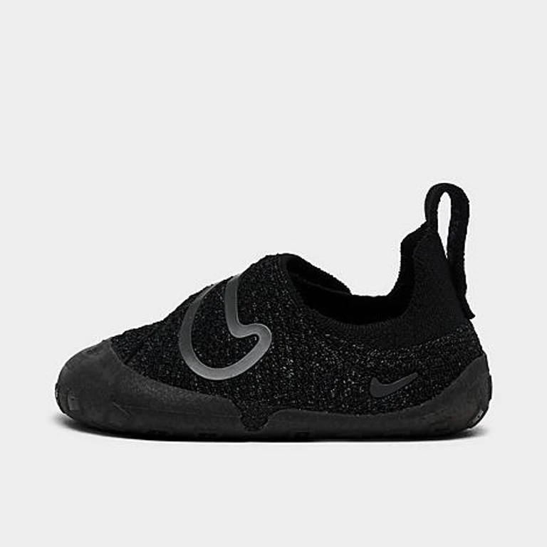 Infant Swoosh 1 Crib Shoes in Black/Anthracite Size: 3.0