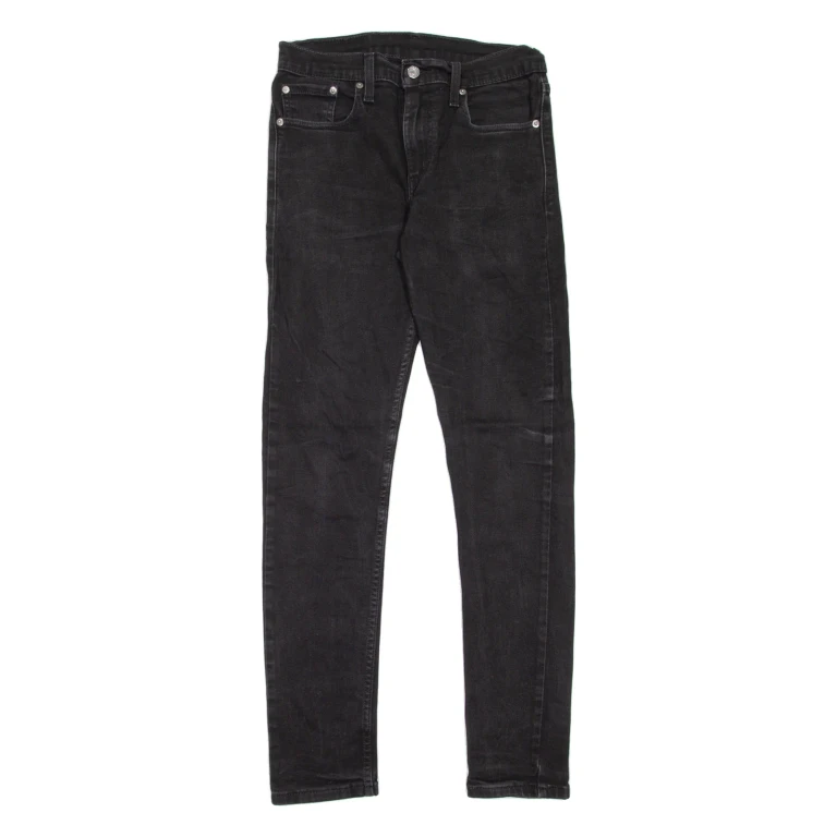 LEVI'S 512 Jeans Mens Black Slim Tapered W30 L31