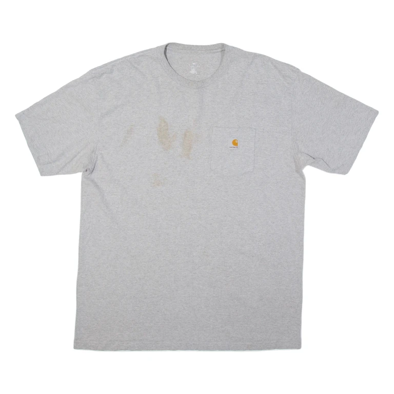 CARHARTT Mens T-Shirt Grey XL