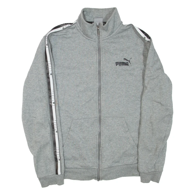 PUMA Mens Track Jacket Grey M
