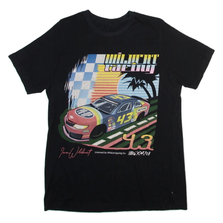 Racing Mens T-Shirt Black M