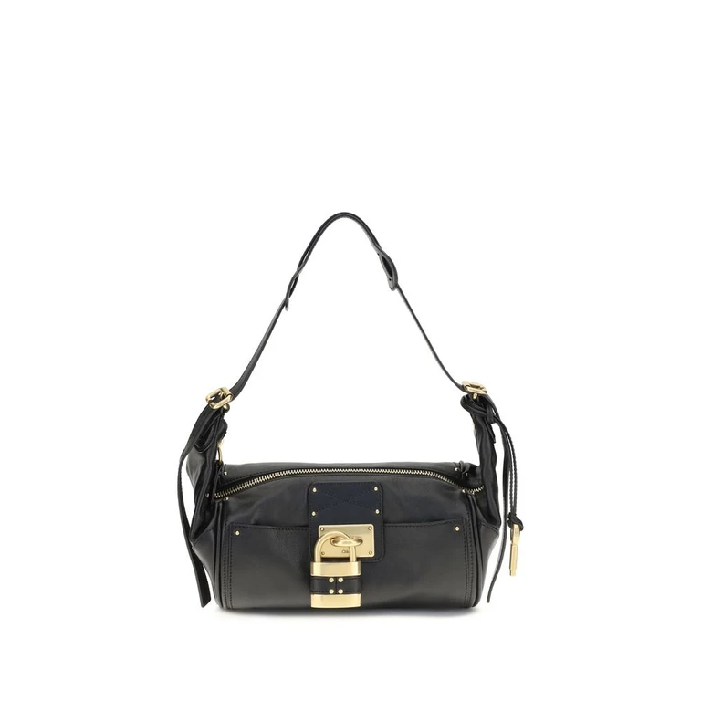 Chloé Black Calf Leather Bos Taurus Shoulder Bag - Women