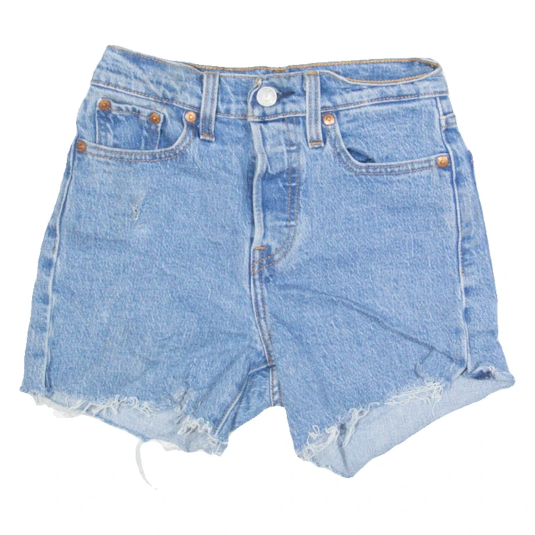 Womens Denim Shorts Blue XXS W23