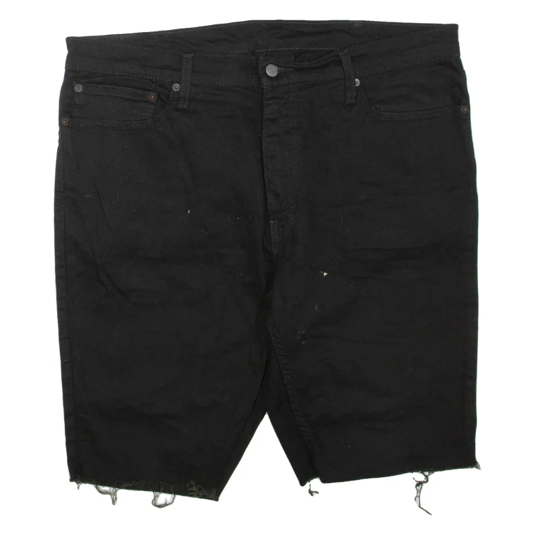 LEVI'S 511 Mens Jorts Shorts Black XL W38