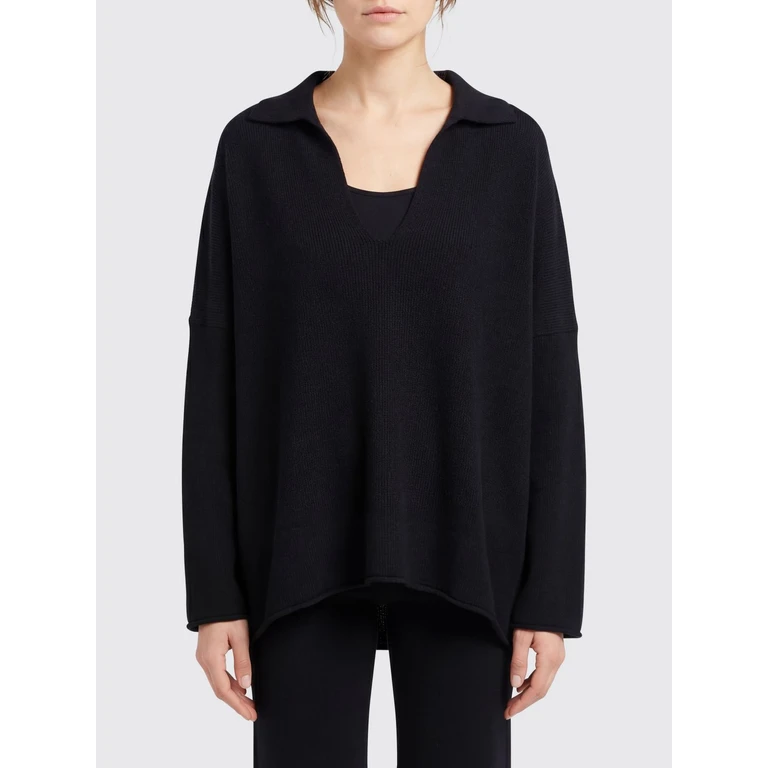 Polo Shirt Woman color Black (LWHV002R26KNI0011000)