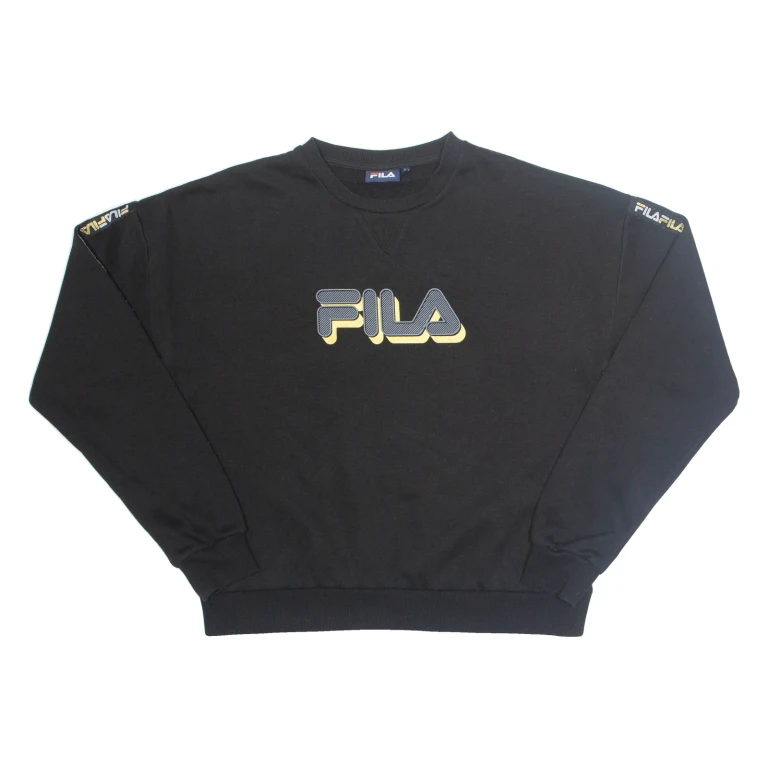 FILA Womens Sweatshirt Black L (XX2-270924-5912)
