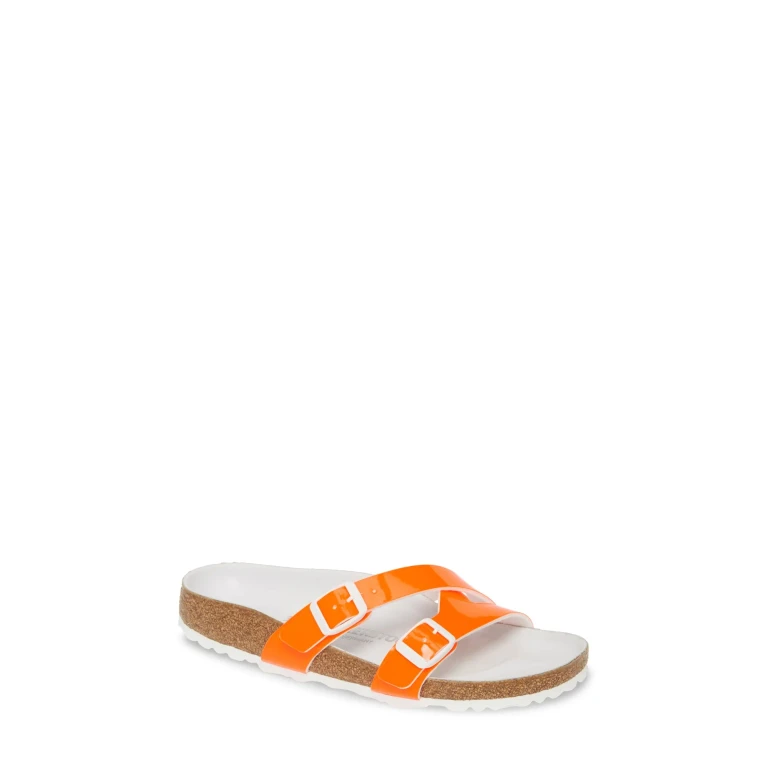 Unisex Yao Balance Birko Flor Patent Neon Orange