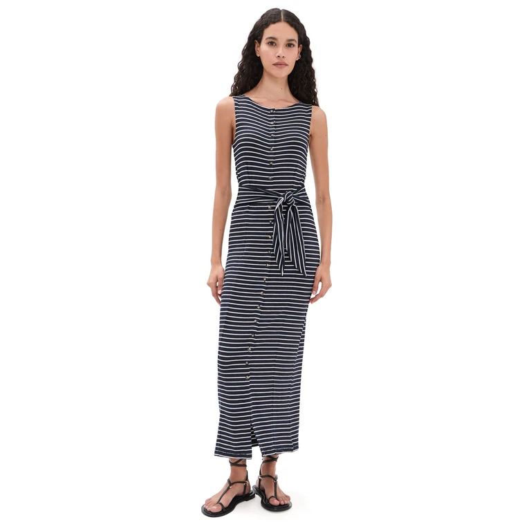 rag & bone The Knit Tie Stripe Dress salmt S