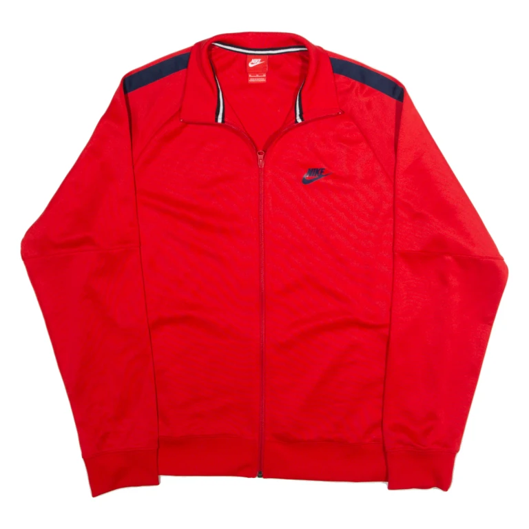 NIKE Mens Track Jacket Red XL
