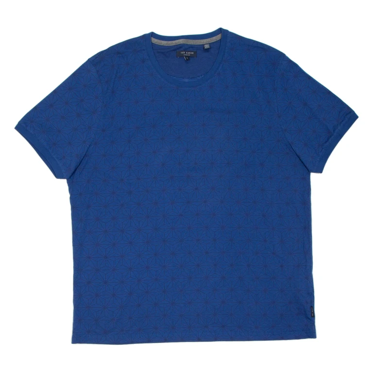 TED BAKER Mens T-Shirt Blue 2XL