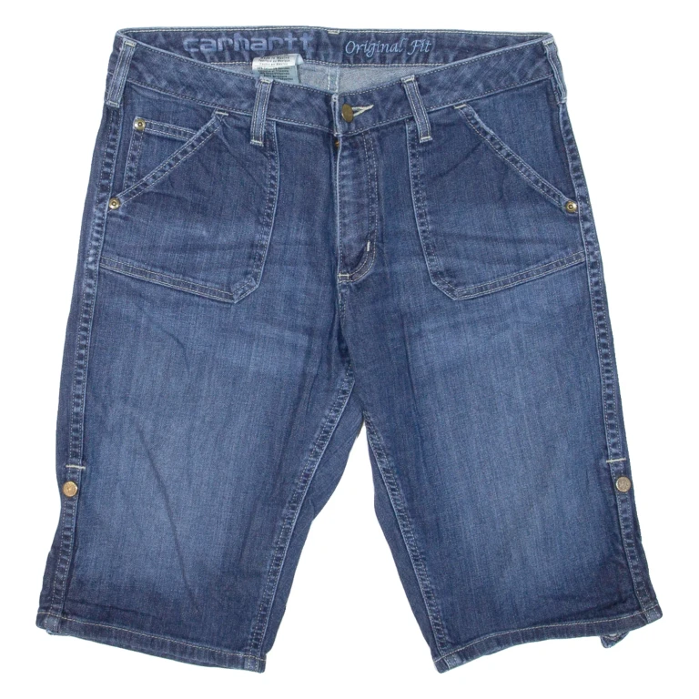 CARHARTT Womens Jorts Shorts Blue M W30