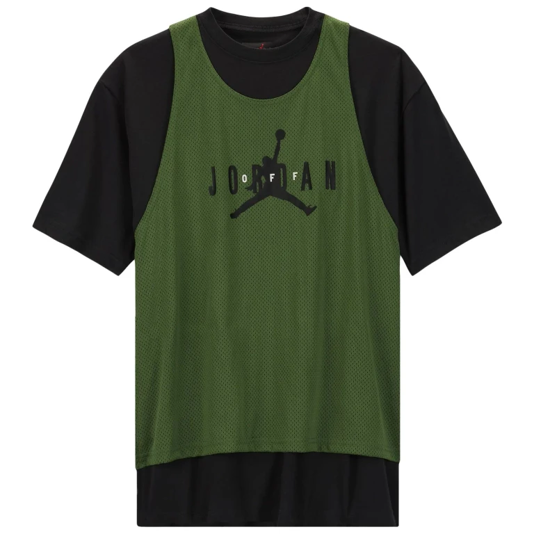 Men's X Off-White Short Sleeve Jersey Top 'Forest Green' Jerseys