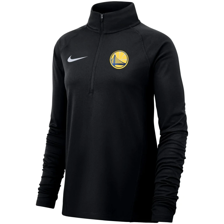 Women's NBA Golden State Warriors Sleeve Half-Zip Pullover Jacket Jackets