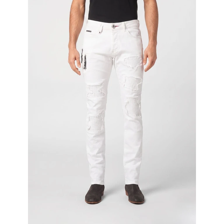 Jeans Men color White (AADCMDT3910PDE004N01WK)