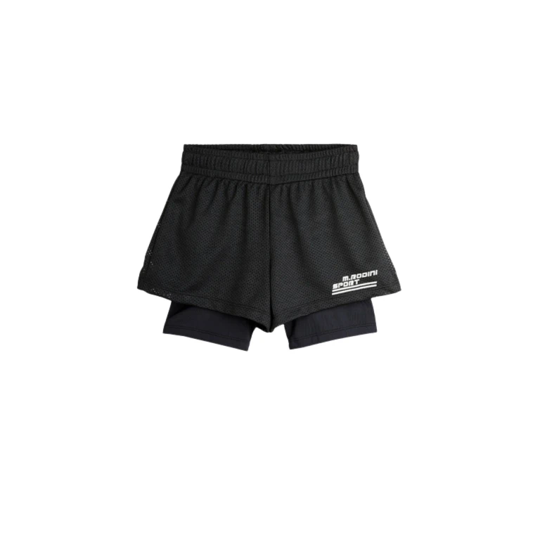 M.Rodini Sport Kids Combined Shorts Black