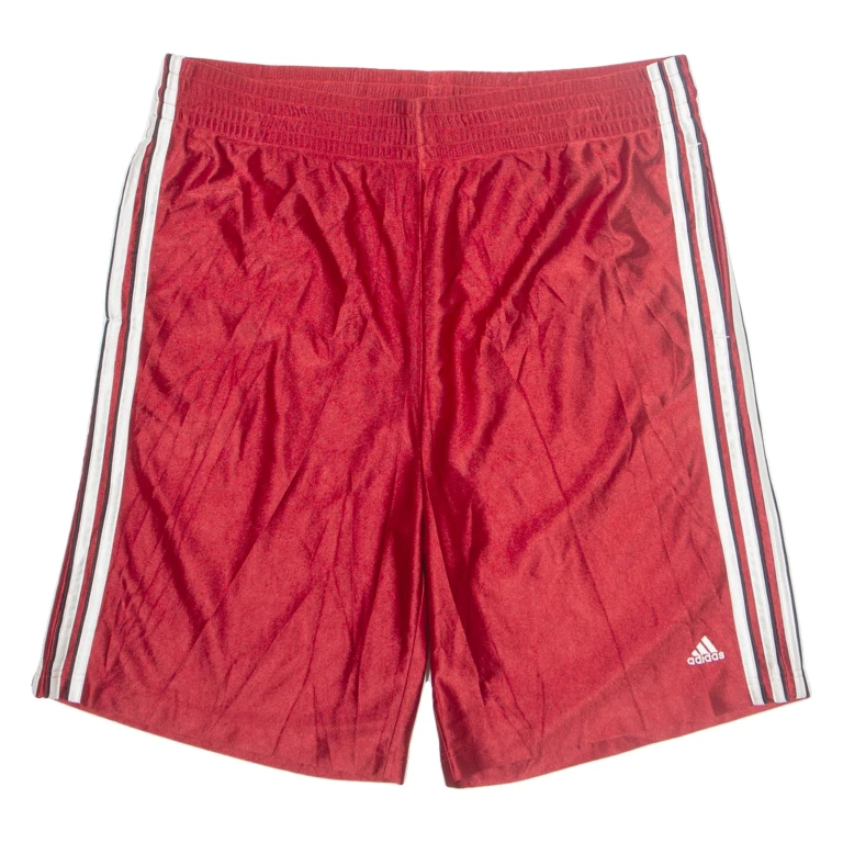 ADIDAS Mens Sports Shorts Red Relaxed L W36