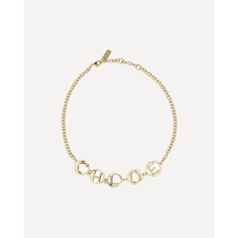 CHLOÉ Script choker Necklace Female UNI