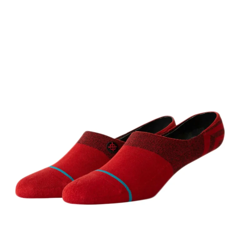 Gamut 2 No Show Men Socks Dahlia Red