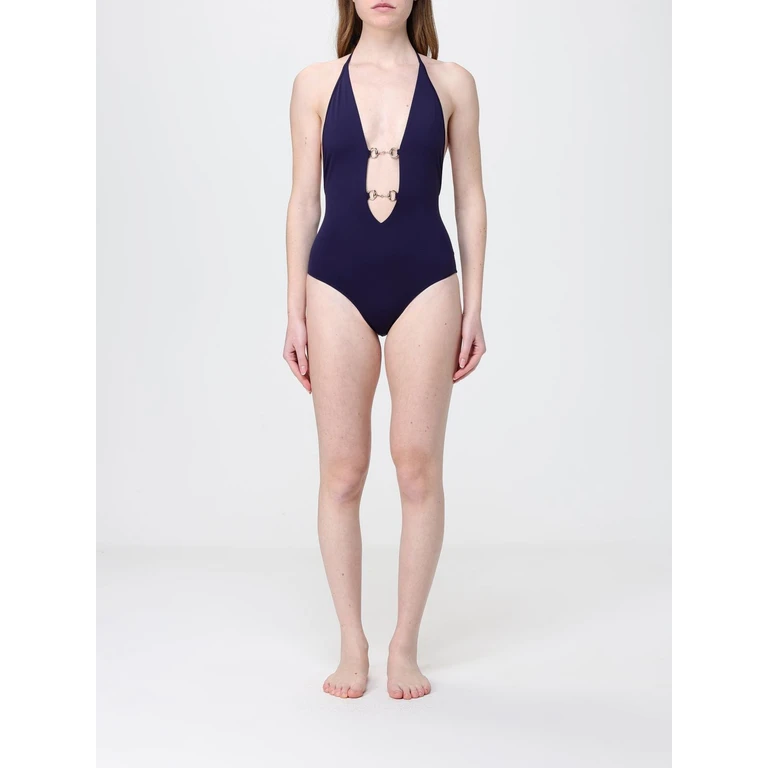 Nylon Swimsuit with Clamp Detail (853149XHAK94026)