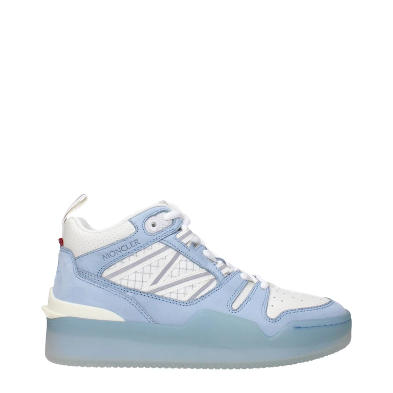 White Leather High Top Sneakers - Women