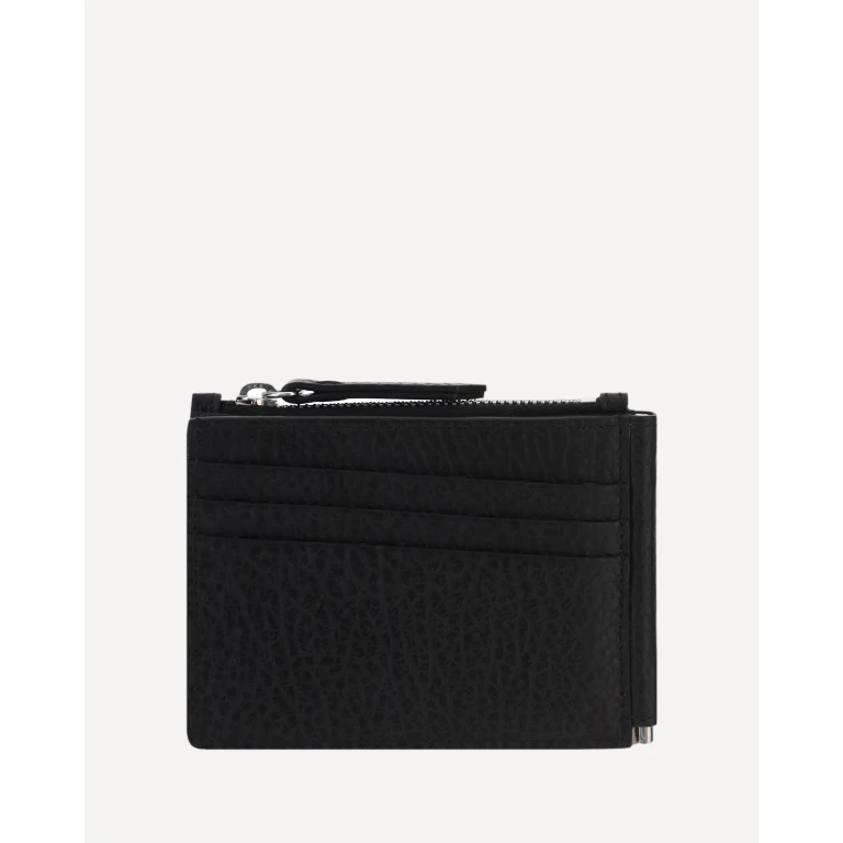 MARGIELA Grained leather Card Holder Female UNI