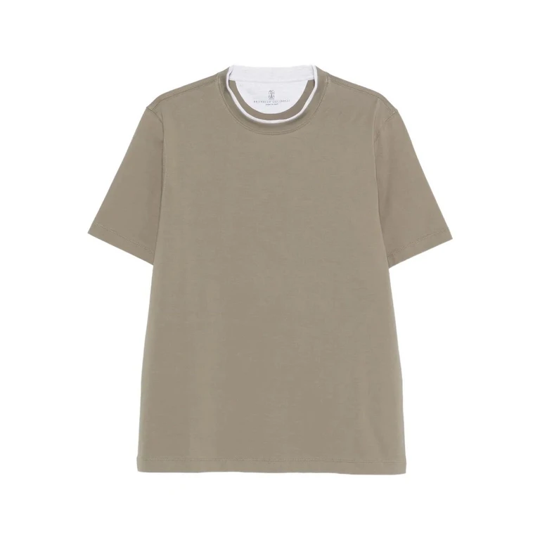 Brunello Cucinelli T-Shirt With Faux-Layering