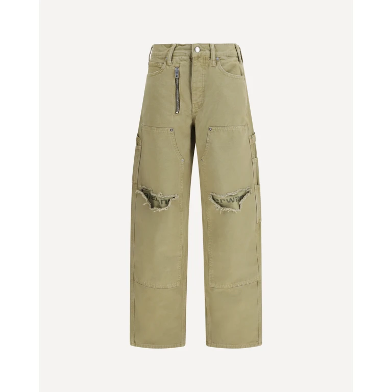 Pantaloni Carpenter con Zip Alexander Wang Donna 25