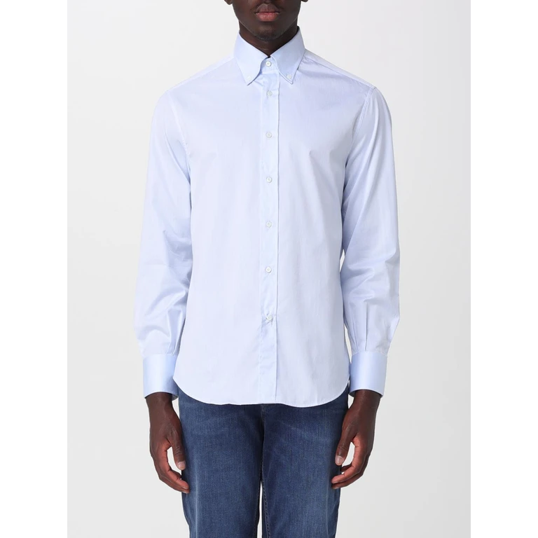 Shirt Men color Gnawed Blue (MBUC40038C735)