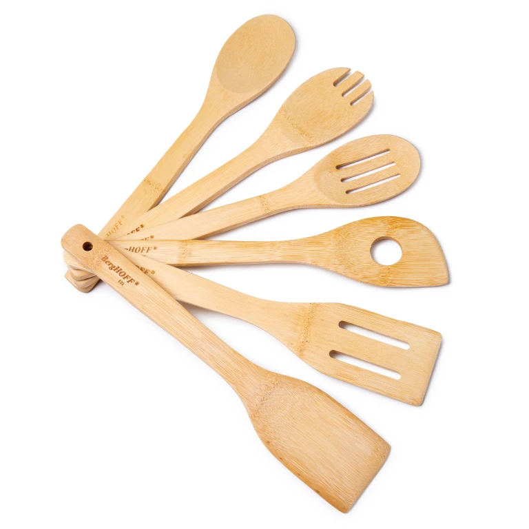 Bamboo 6Pc Wooden Cooking Utensil Set