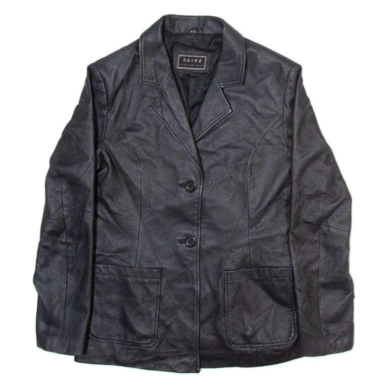 SKINZ Womens Jacket Black Leather M