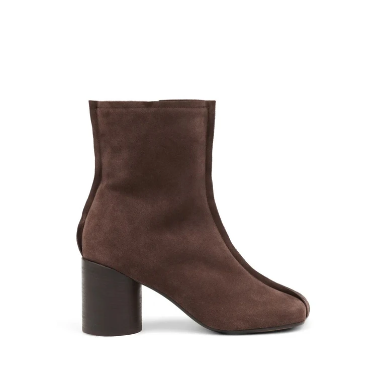 MM6 Boots Leather Dark Brown