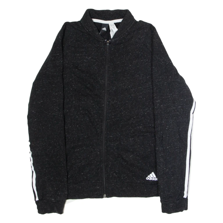 ADIDAS Womens Track Jacket Black M